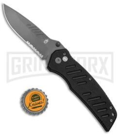 Gerber Tactical Swagger Assisted Opening - Gray Serr -Kershaw Store Gerber Swagger A O Gray Serr BHQ 105196 jr bottlecap large