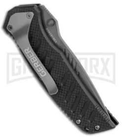 Gerber Tactical Swagger Assisted Opening - Gray Serr -Kershaw Store Gerber Swagger A O Gray Serr BHQ 105196 jr side large