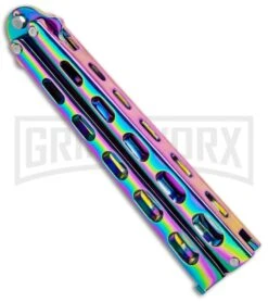 Jaguar Spectrum Balisong Butterfly Knife - Spectrum -Kershaw Store Jaguar Champagne Balisong Butterfly Spectrum BUTT 1090RB GX 34201 jr spine large