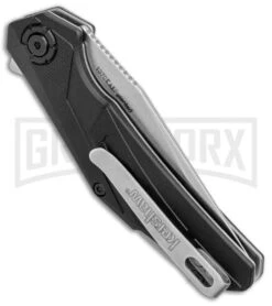 Kershaw Camshaft Assisted Opening Knife Black FRN - 3" Stonewash -Kershaw Store Kersahw Camshaft Assisted Opening Black FRN SW 1370 BHQ 106040 jr side large