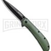 Kershaw Al Mar AM-4 Green G-10 Assisted Opening Knife - Black Plain