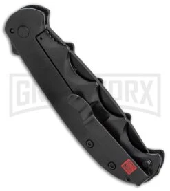 Kershaw Al Mar AM-5 Black G-10 Assisted Opening Knife - Black Plain -Kershaw Store Kershaw Al Mar AM 5 black G10 black 2340 BHQ 71016 er side large