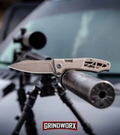 Kershaw Boilermaker Assisted Opening Frame Lock Knife Brown Stainless Steel -Kershaw Store Kershaw Boilermaker Assisted Opening Frame Lock Knife Brown Brown 3475 BHQ 94084 kp snipers web large