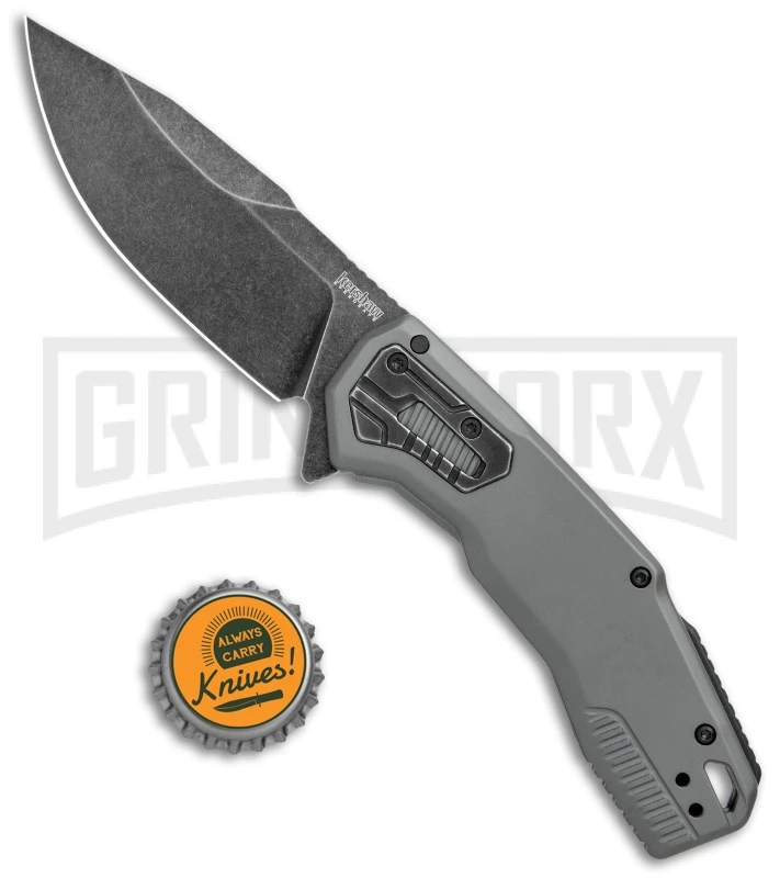 Kershaw Cannonball Assisted Opening Knife - BlackWash Plain 6 Kershaw Cannonball Assisted Opening Knife - BlackWash Plain - Image 4