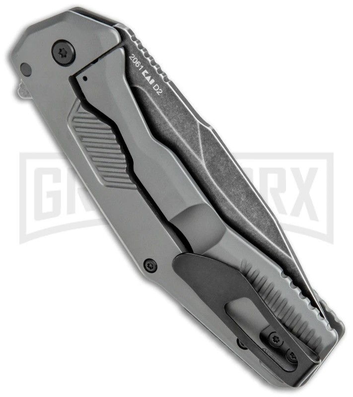 Kershaw Cannonball Assisted Opening Knife - BlackWash Plain 5 Kershaw Cannonball Assisted Opening Knife - BlackWash Plain - Image 3