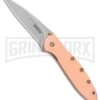 Kershaw Copper Leek 3" Assisted Opening Knife Stonewash