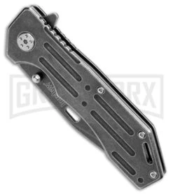 Kershaw Lifter Flipper Assisted Opening Knife - BlackWash Plain 2018 -Kershaw Store Kershaw Filter FL BlackWash BHQ 176771 jr spine large