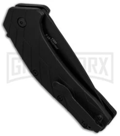 Kershaw Flock Black GFN Spring Assisted Knife - Black Plain 7 Kershaw Flock Black GFN Spring Assisted Knife - Black Plain -Kershaw Store Kershaw Flock Black GFN black BHQ 83241 er side large