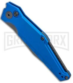 Kershaw Launch 7 Galyean Blue Automatic Knife - Black Plain 8 Kershaw Launch 7 Galyean Blue Automatic Knife - Black Plain -Kershaw Store Kershaw Galyean Launch 7 Blue Black 7900BLUBLK BHQ 99039 jr spine large