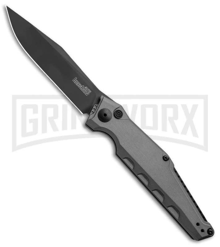 Kershaw Launch 7 Galyean Gray Automatic Knife - Black Plain 3 Kershaw Launch 7 Galyean Gray Automatic Knife - Black Plain