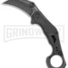 Kershaw Outlier Black GRN Assisted Folding Karambit - Black Stonewash Plain -Kershaw Store Kershaw Karambit Black Dark SW jr large
