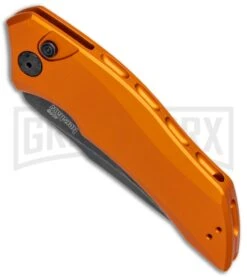 Kershaw Launch 1 Orange Aluminum Automatic Knife - Blackwash Plain 10 Kershaw Launch 1 Orange Aluminum Automatic Knife - Blackwash Plain -Kershaw Store Kershaw Launch 1 Auto Orange Aluminum BlackWash 7100OR BHQ 78323 jr spine large