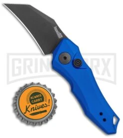 Kershaw Launch 10 Blue Automatic Knife CA Legal - Stonewash Plain 9 Kershaw Launch 10 Blue Automatic Knife CA Legal - Stonewash Plain -Kershaw Store Kershaw Launch 10 Auto Blue SW KER7350BLUBLK BHQ 115104 jr bottlecap large