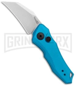 Kershaw Launch 10 Teal Automatic Knife CA Legal - Stonewash Plain