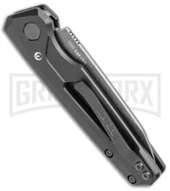 Kershaw Launch 11 Black Aluminum Automatic Knife - Blackwash Plain -Kershaw Store Kershaw Launch 11 Auto Black Aluminum Blackwash 7550 BHQ 105982 jr side large