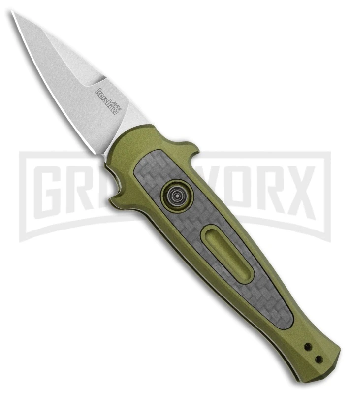 Kershaw Launch 12CA Legal OD Green Automatic Knife - SW Plain 3 Kershaw Launch 12CA Legal OD Green Automatic Knife - SW Plain