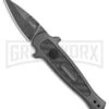 Kershaw Launch 12 CA Legal Gray Automatic Knife - Black SW Plain 1 Kershaw Launch 12 CA Legal Gray Automatic Knife - Black SW Plain -Kershaw Store Kershaw Launch 12 Call Legal Stiletto Auto Grey KER7130GRYBW BHQ 114623 jr large