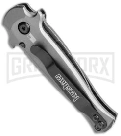 Kershaw Launch 12 CA Legal Gray Automatic Knife - Black SW Plain 8 Kershaw Launch 12 CA Legal Gray Automatic Knife - Black SW Plain -Kershaw Store Kershaw Launch 12 Call Legal Stiletto Auto Grey KER7130GRYBW BHQ 114623 jr side large