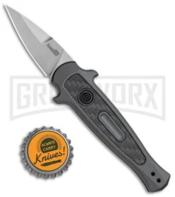 Kershaw Launch 12 CA Legal Black Automatic Knife - Stonewash Plain 9 Kershaw Launch 12 CA Legal Black Automatic Knife - Stonewash Plain -Kershaw Store Kershaw Launch 12 Call Legal Stiletto Auto Grey KER7130GRYSW BHQ 114624 jr bottlecap large