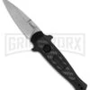 Kershaw Launch 12 Black Aluminum Mini Stiletto Automatic Knife - Stonewash Plain 1 Kershaw Launch 12 Black Aluminum Mini Stiletto Automatic Knife - Stonewash Plain -Kershaw Store Kershaw Launch 12 Mini Stiletto Auto SW 7125 BHQ 105981 jr large