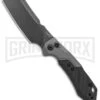 Kershaw Launch 14 Automatic Knife Cleaver Gray Aluminum - Black Stonewash Plain -Kershaw Store Kershaw Launch 14 Auto Cleaver BlackWash 7850 BHQ 139777 jr large