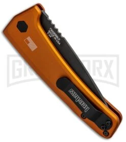 Kershaw Launch 3 Bronze Aluminum Automatic Knife - Black Plain -Kershaw Store Kershaw Launch 3 Auto Bronze Aluminum Black KER7300EBBLK BHQ 91253 jr side large