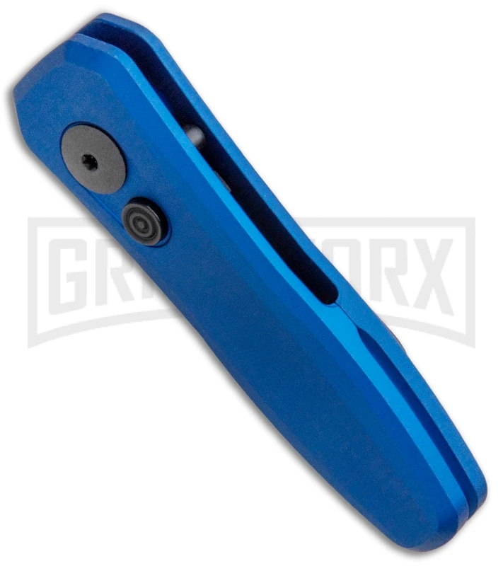 Kershaw Launch 4 Damascus Automatic Knife Blue CA Legal - Plain 4 Kershaw Launch 4 Damascus Automatic Knife Blue CA Legal - Plain - Image 2