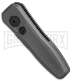 Kershaw Launch 4 Gray Automatic Knife CA Legal - Damascus Plain 12 Kershaw Launch 4 Gray Automatic Knife CA Legal - Damascus Plain -Kershaw Store Kershaw Launch 4 CA Legal Auto Gray Damascus BHQ 86760 er spine large