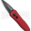 Kershaw Launch 4 Red Automatic Knife CA Legal - Damascus Plain 1 Kershaw Launch 4 Red Automatic Knife CA Legal - Damascus Plain -Kershaw Store Kershaw Launch 4 CA Legal Auto Red Damascus 7500RDDAM BHQ 91649 jr large