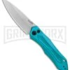 Kershaw Launch 6 Teal Automatic Knife - Stonewash Plain 1 Kershaw Launch 6 Teal Automatic Knife - Stonewash Plain -Kershaw Store Kershaw Launch 6 Teal SW BHQ 89520 er large
