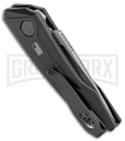 Kershaw Launch 9 Black Automatic Knife CA Legal - Stonewash Plain -Kershaw Store Kershaw Launch 9 Auto Black Working Finish 7250 BHQ 94066 jr side large