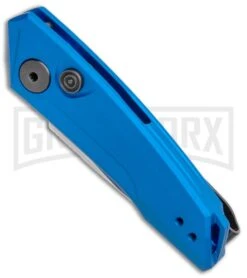 Kershaw Launch 9 Blue Automatic Knife CA Legal - Stonewash Plain -Kershaw Store Kershaw Launch 9 Auto Blue Working KER7250BLUSW BHQ 113299 jr spine large