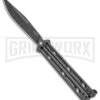 Kershaw Lucha Balisong Butterfly Knife - Stainless Steel BlackWash -Kershaw Store Kershaw Lucha Balisong Butterfly Blackwash 5150BW BHQ 117528 jr large