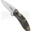 Kershaw Scallion Tree Camo Flipper Knife Aluminum - Satin Plain -Kershaw Store Kershaw Scallion Assisted Opening Tree Camo BB 1620C BHQ 0377 jr large