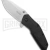 Kershaw Swerve Black Assisted Opening Knife - Stonewash Plain -Kershaw Store Kershaw Swerve Assisted OPening Knife SW BHQ 14801 jr large