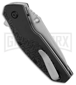 Kershaw Swerve Black Assisted Opening Knife - Stonewash Plain -Kershaw Store Kershaw Swerve Assisted OPening Knife SW BHQ 14801 jr side large