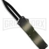 Lightning Camo D/A OTF Automatic Knife - Dagger Two-Tone Plain 1 Lightning Camo D/A OTF Automatic Knife - Dagger Two-Tone Plain -Kershaw Store Lightning Camo DA Dagger Two Tone BP 30357 er large