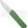 Lightning Elite Sage Green D/A OTF Automatic Knife - Drop Point Satin Plain 1 Lightning Elite Sage Green D/A OTF Automatic Knife - Drop Point Satin Plain -Kershaw Store Lightning Elite Sage Green DA Auto DP Satin GX 36300 jr large