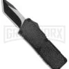 Lightning Fireball Black D/A OTF Automatic Knife - Tanto Black Plain -Kershaw Store Lightning Fireball Black DA OTF Auto Black Tanto GX 37447 jr large