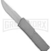 Lightning Gray D/A OTF Automatic Knife - Satin Serr -Kershaw Store Lightning Gray DA satin serr BP 20487 er large