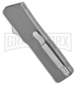 Lightning Gray D/A OTF Automatic Knife - Satin Serr -Kershaw Store Lightning Gray DA satin serr BP 20487 er side large