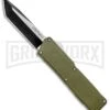 Lightning OD Green D/A OTF Automatic Knife - Tanto Two Tone 1 Lightning OD Green D/A OTF Automatic Knife - Tanto Two Tone -Kershaw Store Lightning OD DA OTF Auto Tanto TT GX 33425 jr large