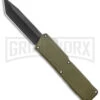 Lightning OD Green D/A OTF Automatic Knife - Tanto Black -Kershaw Store Lightning OD Green DA OTF Auto Tanto Black GX 39058 jr large