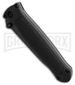 Linder Dual-Action Black Automatic Hidden Release Knife - Black Plain 6 Linder Dual-Action Black Automatic Hidden Release Knife - Black Plain -Kershaw Store Linder Dual Action Automatic Hidden Release Knife 3.25in Black BHQ 184009 hd spine large