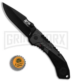 M&P M2.0 084316 Black Spring Assisted Knife - Clip Point Black Plain -Kershaw Store M P M2 Clip Point Black Black BHQ 80732 er bottlecap large