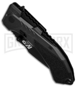 M&P M2.0 084316 Black Spring Assisted Knife - Clip Point Black Plain -Kershaw Store M P M2 Clip Point Black Black BHQ 80732 er spine large