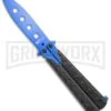 M-Tech Snake Eye Balisong Butterfly Trainer - Black / Blue 1 M-Tech Snake Eye Balisong Butterfly Trainer - Black / Blue -Kershaw Store M Tech Snake Eye Balisong Butterfly Trainer Black Blue BUTT PK 1157BL GX 36724 jr large