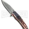 M-Tech USA Patriot Red/White/Blue Spring Assisted Knife - Satin Plain 4TH18 -Kershaw Store M Tech USA Patriot Red White Blue satin plain BHQ 79896 er large