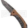 M-Tech USMC Iron Clad Brown/Gray Spring Assisted Knife - Black Stonewash Serr -Kershaw Store M Tech USMC Iron Clad brown gray black sw serr BHQ 64285 er large