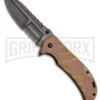 M-Tech USMC Marines Raider Brown G-10 Spring Assisted Knife - Black Stonewash -Kershaw Store M Tech USMC Marines Raider brown G10 black SW BHQ 64276 er large